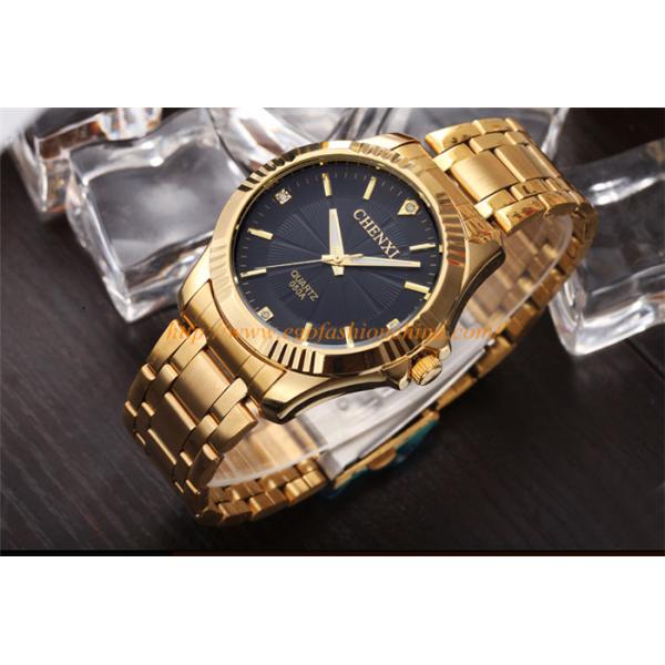 050A Stainless Steel Watch Black White Gold Watch Golden Watch Luxury Watch Gift Watches