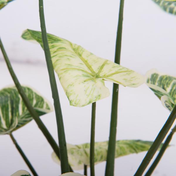 Green Artificial Potted Floor Plants For Garden Philodendron Birkin