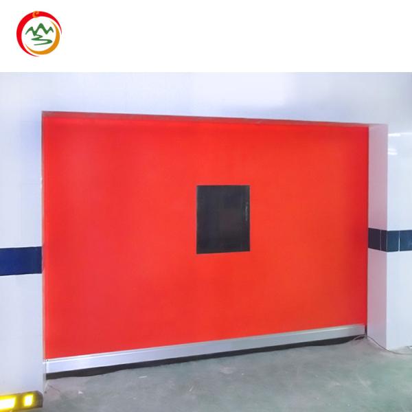 Modern Design Automatic Industrial PVC Fast Door Self Repairable Soft Curtain Roll Exterior Steel Polymer Clean Windproof