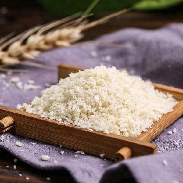 White Panko Bread Crumbs 4-6mm Needle Shape for Fried Foods