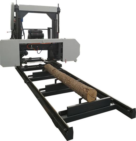Portable horizontal bandsaw mills diesel wood cutting machine