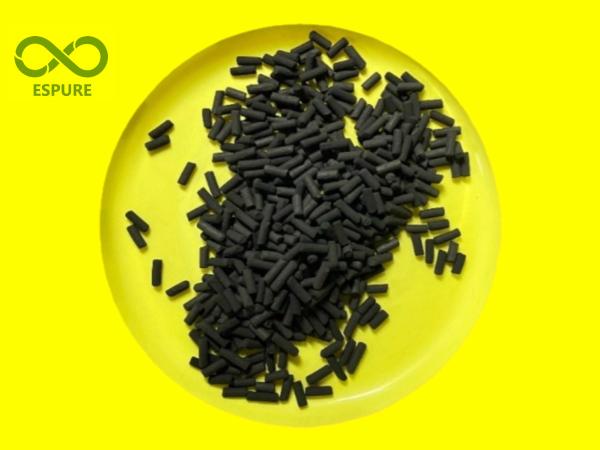 4mm Coal Base Impregnated Pellets Activated Carbon Raw Material For Acid Gas Filtration