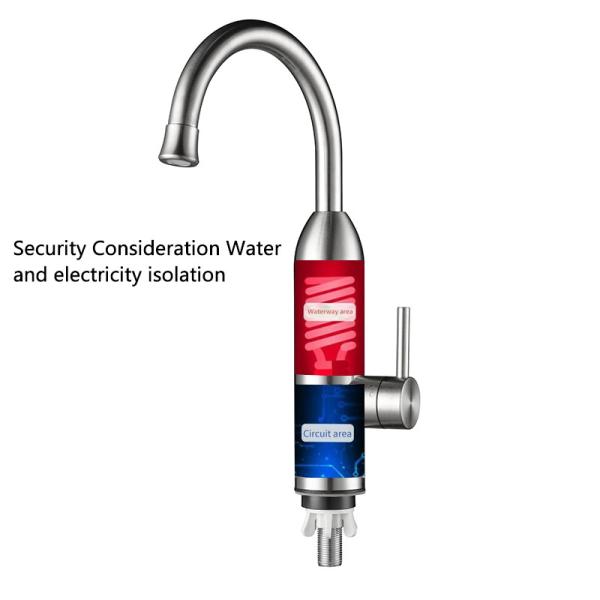 Welingt Electric Faucet Instant Heater Quick And Easy Water Heater Household Kitchen Hot Water Heater For Indoor