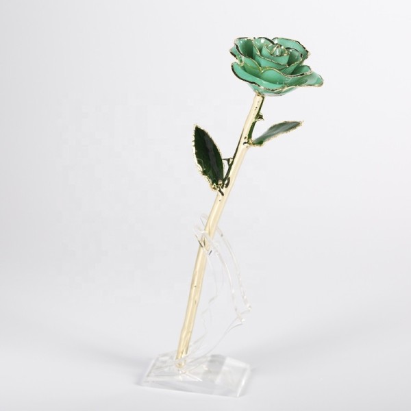 Real Rose Dipped in 24k Gold Eternal Rose Flower Real Preserved Rose  Preserved Fresh Flower Preserved Gold Rose