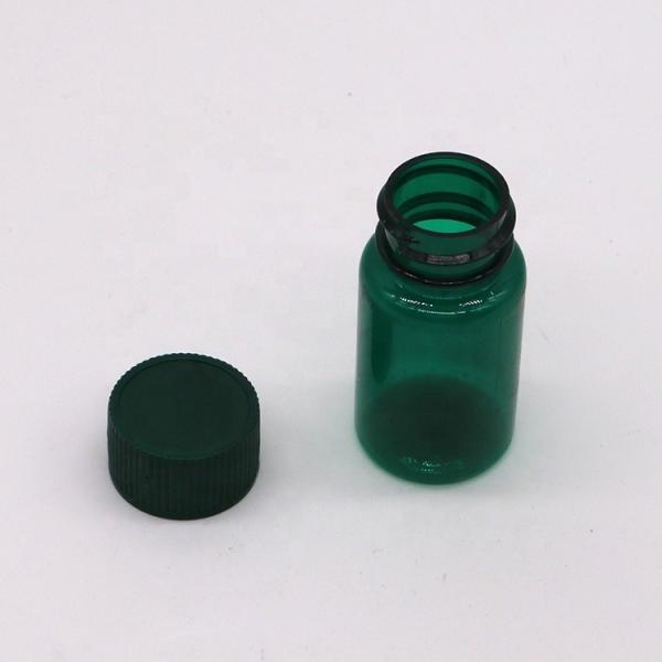 Material do colar PET 20 ml/CC Frasco de medicamento líquido com tampa