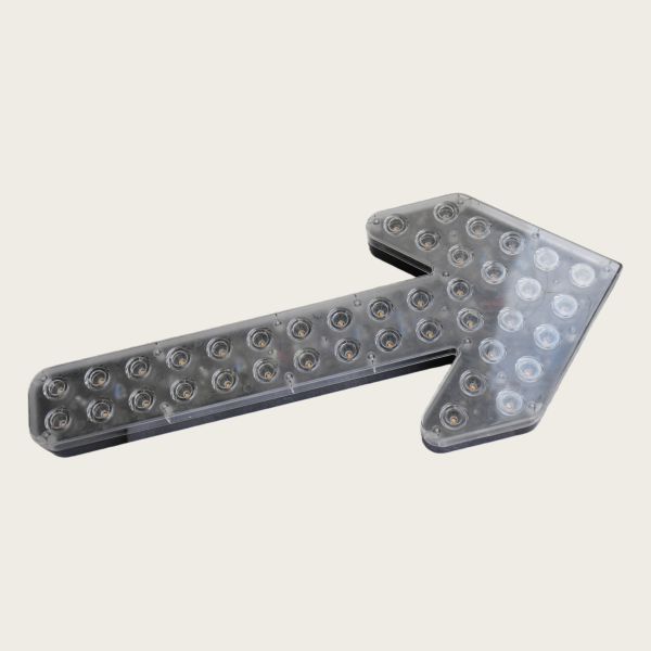 High-Visibility Rear Warning & Arrow Lights for Sweepers - Convey Operating Status & Ensure Work Site Safety