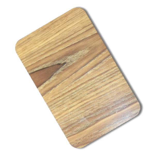 3mm Gold Plated Mirror Finish Stainless Steel Plate 201 304 Fingerprint Finish Wood Grain