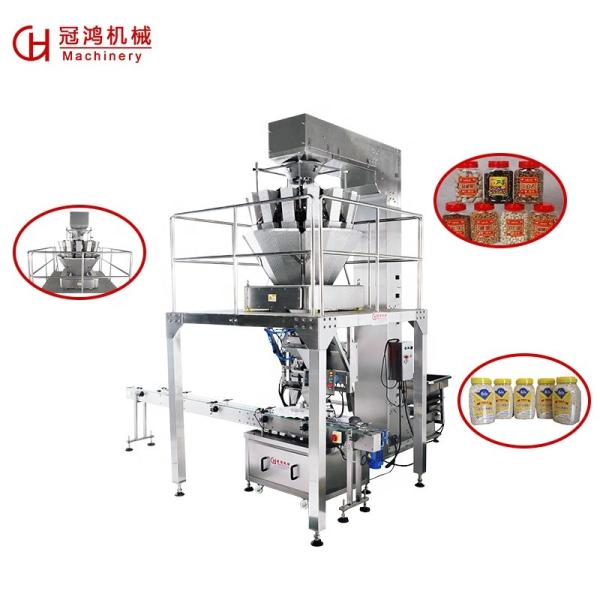 Automatic Multi Nozzles Weighing Filling Machine for Candy Nuts Food Simple Operation
