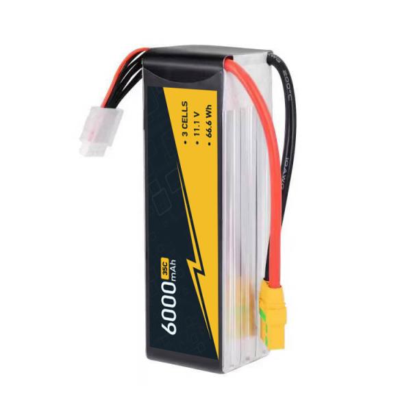 11.1V 2S 3s  4s Rc Car Battery 6000mAh 60C Hard Case Lipo Batteries For Rc Cars