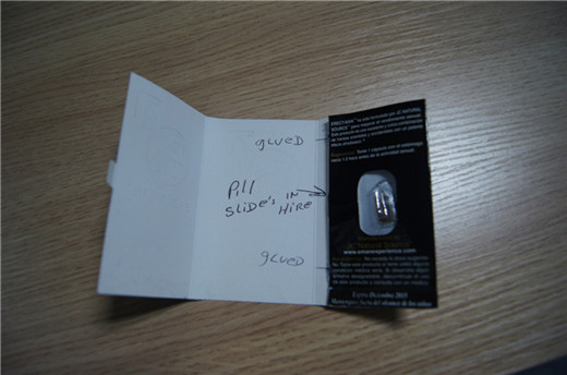 Карточка карточки ERECT-MAN коробки и волдыря дисплея пилюльки повышения секса упаковывая бумажная