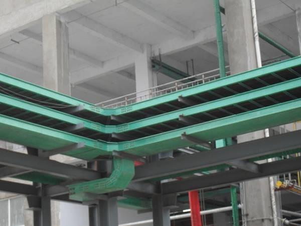 Curved Steering Joint FRP Cable Tray Support Corrosion Resistance