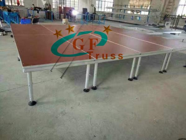 Fireproof Outdoor Event 4ft Aluminum Stage Platform frame
