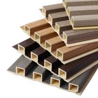 Prix pas cher Matériaux de construction de maisons décoratives Économiques Panneaux muraux en PVC en bois