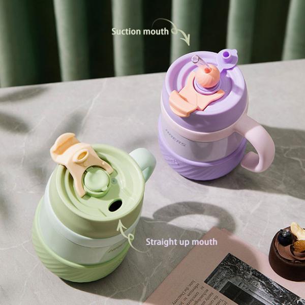 Functional and Fashionable Ladies' Large Capacity Straw Cup for All Your Drink Needs