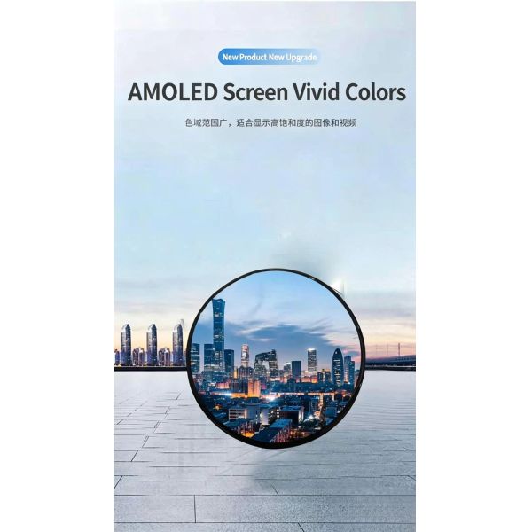 1.19 Inch Amoled Self-Luminous wide viewing Angle Display with390*390 Resolution, QSPI  Interface, Driving IC CO5300 Brightness 650cd
