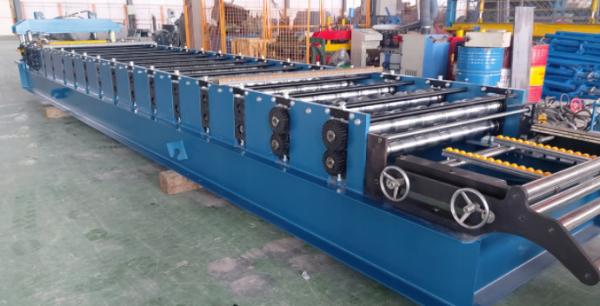 Rolo da telha de telhado do trapézio 840 do PL que forma o sistema hidráulico do controle do Plc da máquina