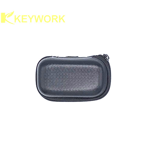 Black Unisex Folding EVA PU Leather Reading Eyewear Glasses Cases Protective