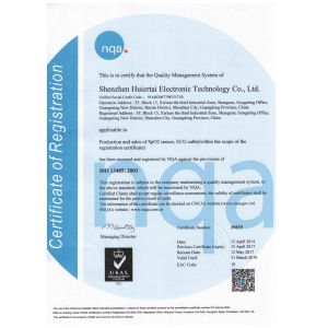 Shenzhen Huiertai Electronic Tech. Co., Ltd. Certifications