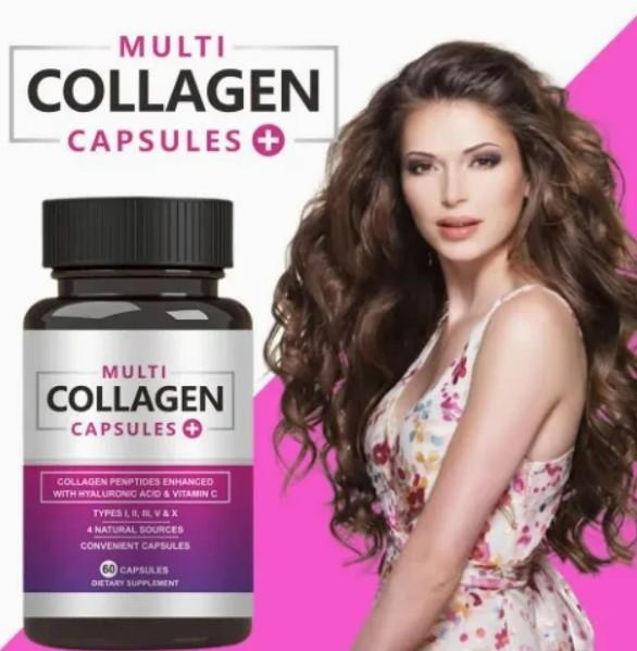 Duozi Glutathione Whitening Capsules 99% Collagen Skin Biotin Keratin Gummies Capsules