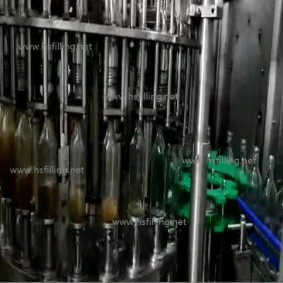 Automatic Glass Bottle Alcoholic Drink Hot Filling Machine ROPP Cap Capping Machine Stainless Steel CE