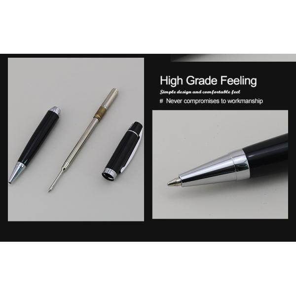 Business Office Metal Signature Pen 0.7mm Twist Type Aluminium Ball Pen