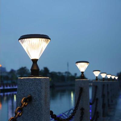 luz solar da coluna do diodo emissor de luz 4.5W para a decoração do jardim da jarda dos pátios
