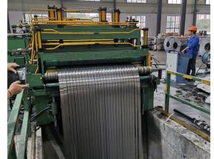 Fast Runnning Speed Steel Coil Slitting Machine High Precision Full Automatic