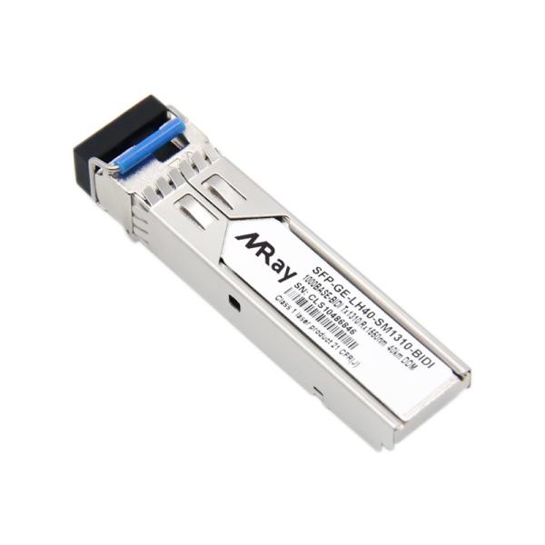 1000base Fiber Optic Sfp Module , 1.25G 40km Sfp Module Single Mode Wdm