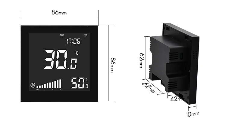 Wall Mounted Greenhouse Controllers humidity Temperature Controller For Smart Farming
