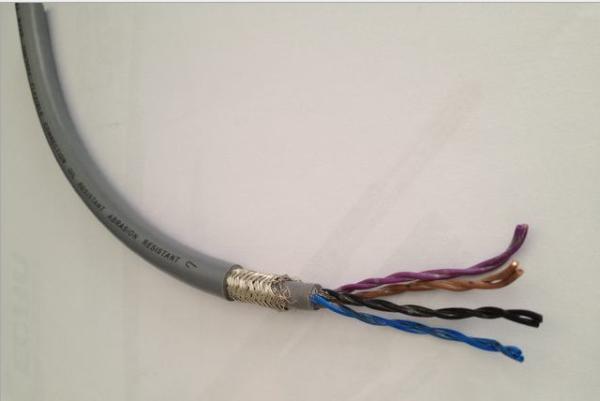Special Cable for Drag Chains TRVVP 8Cx0.5sqmm for machine or equipments bending frequently in grey/black/orange Color