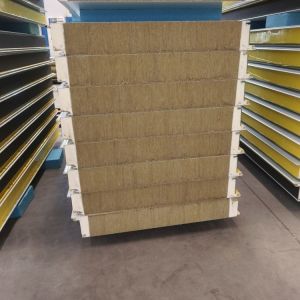 Pu Sealing Sandwich Panel Rockwool Waterproof Feature