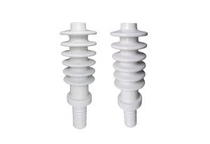 Isoladores 25.8kV de cobrimento com arbustos cerâmicos brancos para a transmiss