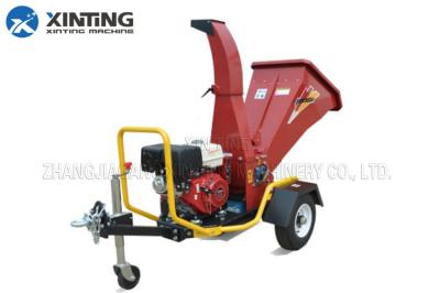 Electric Wood Chipper Machine , Heavy Duty Chipper Shredder High Speed