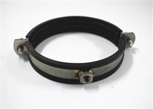 Braçadeira rachada da tubulação preta do sistema do tubo, braçadeira de tubulação da ATAC do costume do Wideness 28mm