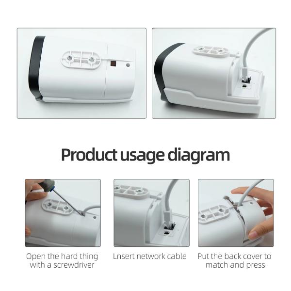 CCTV Camera Human Motion Waterproof IP Bullet Camera Outdoor P2P 2k Full Color Bullet Security Network Camera