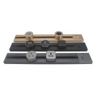 La prise démontable multi avec la surcharge protègent la prise murale du R-U USA DE AU Standard de haute qualité d'adaptateur d'Usb de lampe avec de l'or d'Usb