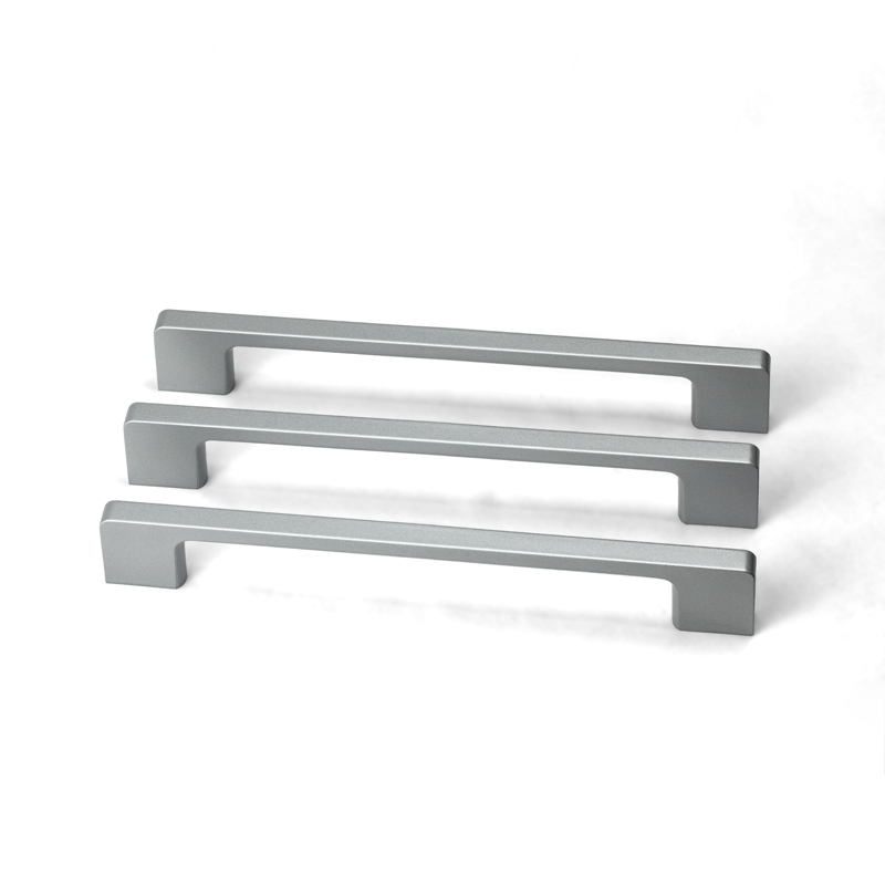 Modern Kitchen Silver Drawer Handles Zinc Knobs for Furniture Cabinet c Handles