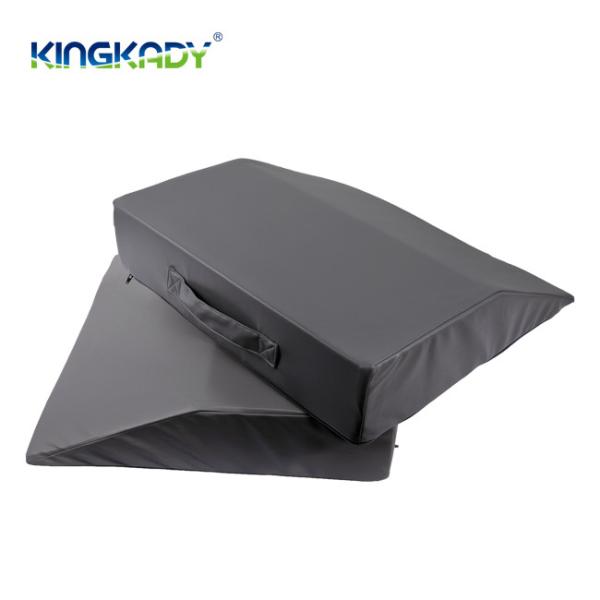 Living Room Leg Wedge Pillows with Knitted Cover Memory Foam Gel Leg Elevation Design