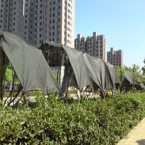 Black Green Shade Net  For Greenhouse Agriculture Sun Shade Net