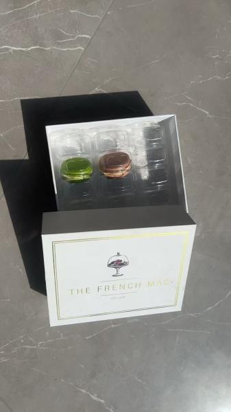 12 Macaron Gift Box Packaging Boutique Carton Dessert Packaging Customized
