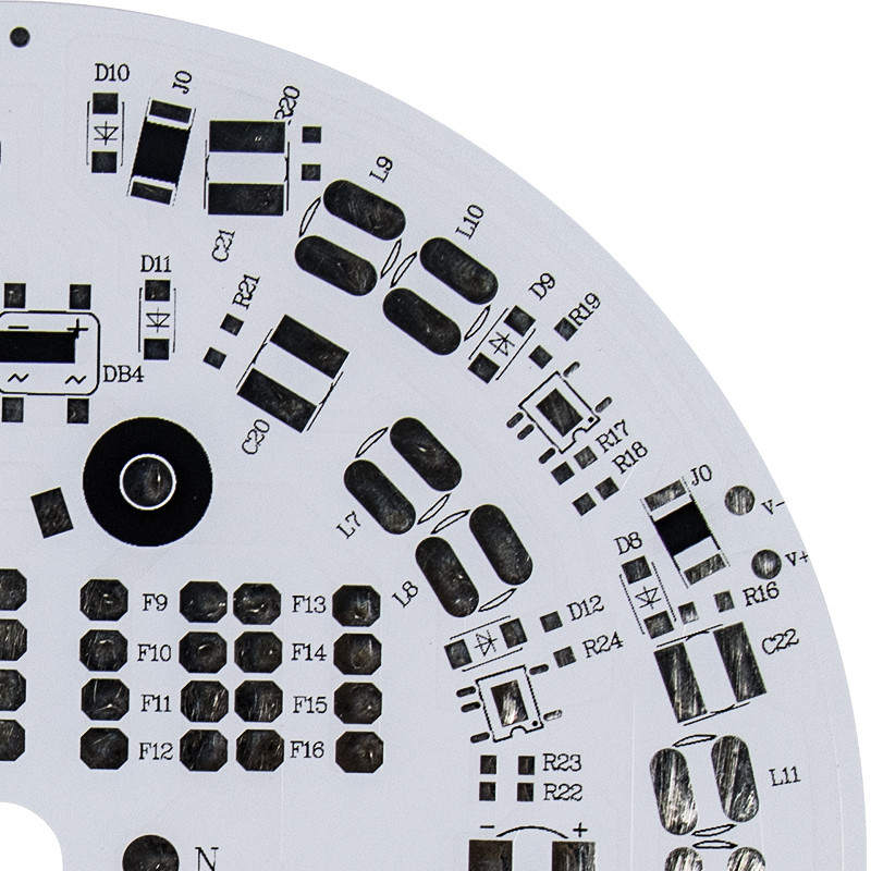 Двойные, который обслуживания собрания Pcb монтажной платы встали на сторону одетые одиночные, который встали на сторону PCB СИД алюминиевого