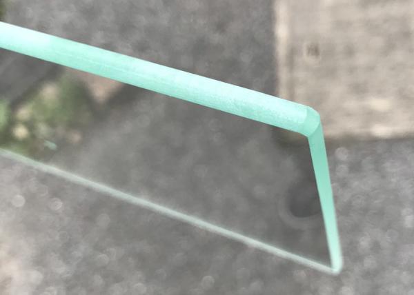 Furniture / Cupboard Clear Tempered Glass 3mm~12mm Thickness With MAT C Edge