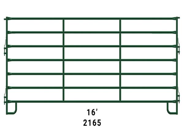 STANDARD 7 BAR GATE*1 3/4″ O.D. round tubular steel