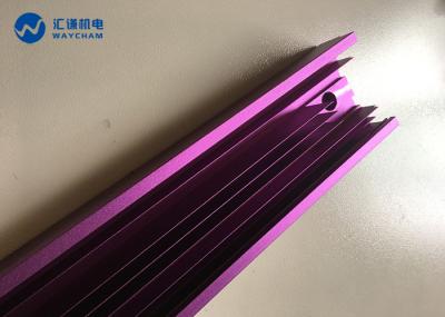 O roxo anodizou as peças de alumínio feitas sob encomenda do cnc