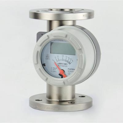 Pure Water Ammonia Water Measurement 304 Stainless Steel Metal Tube Float Flow Meter With Two wire System 4-20MA Exportation