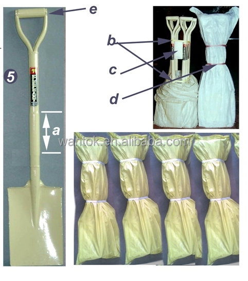 Nigeria Market Elephant Steel Shovel with 12in Blade Length and Customized Color