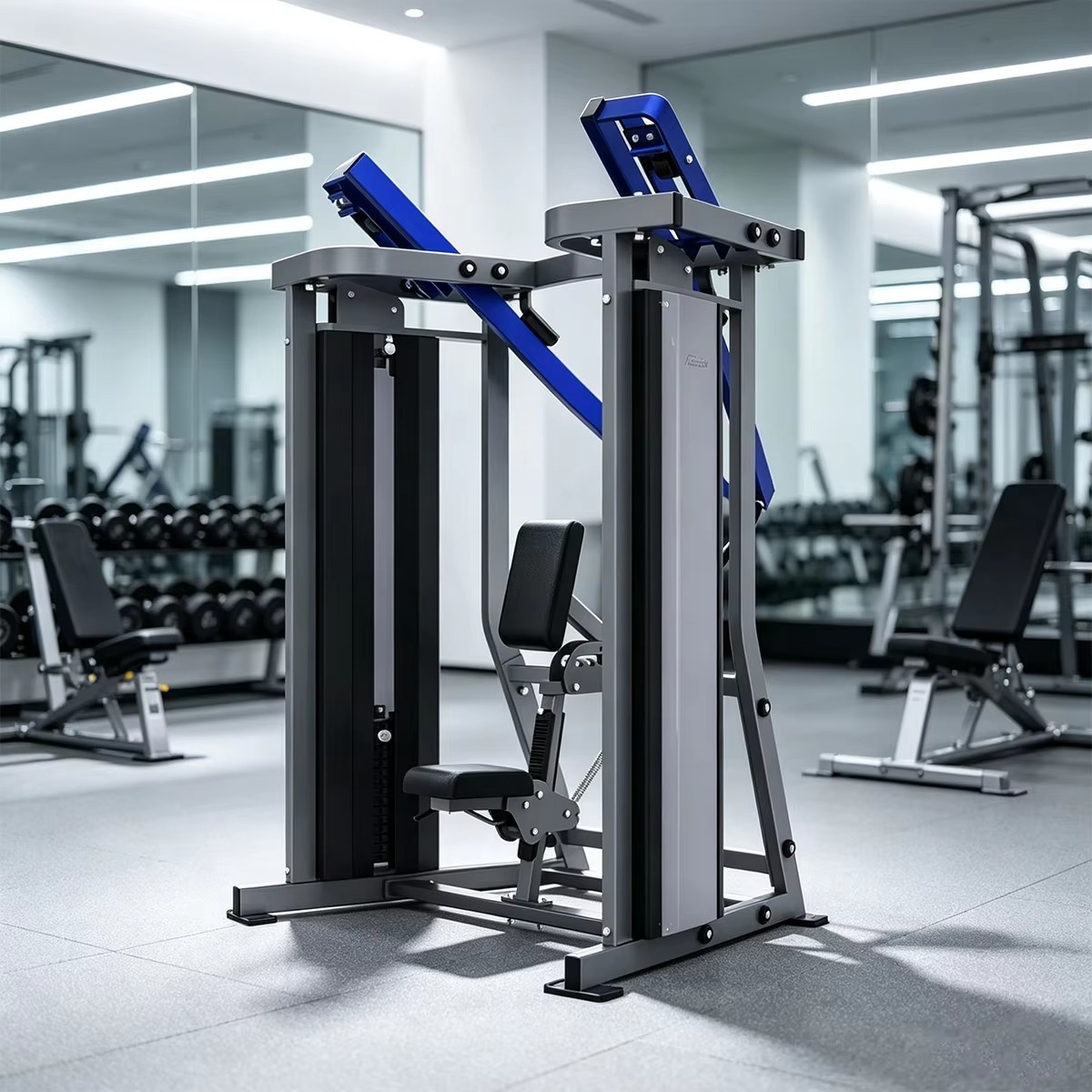 Seated Back Extension Machine Commercial Selectorized Gym Equipment for Lower Back Training