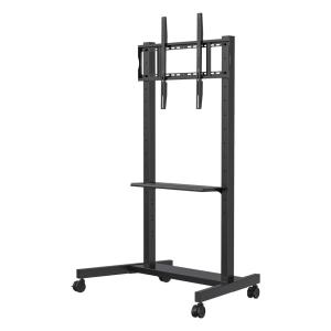 IBoard Height Adjustable 42"-86" Trolley Multi Mobile TV Cart for Interactive