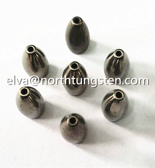 Tungsten alloy bullet fishing sinker