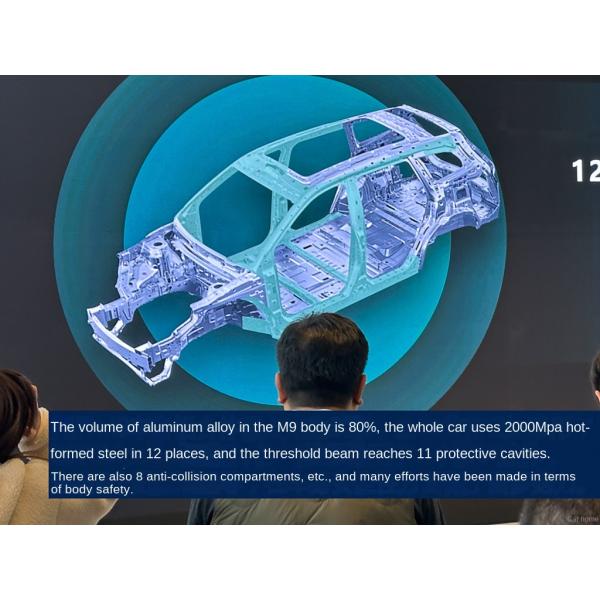 2024 Huawei AITO M9 Hybrid 1.5T EV Car for Retail Extended Range and Efficiency